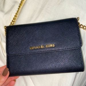 Daniela Small Saffiano Leather Crossbody Bag Michael Kors